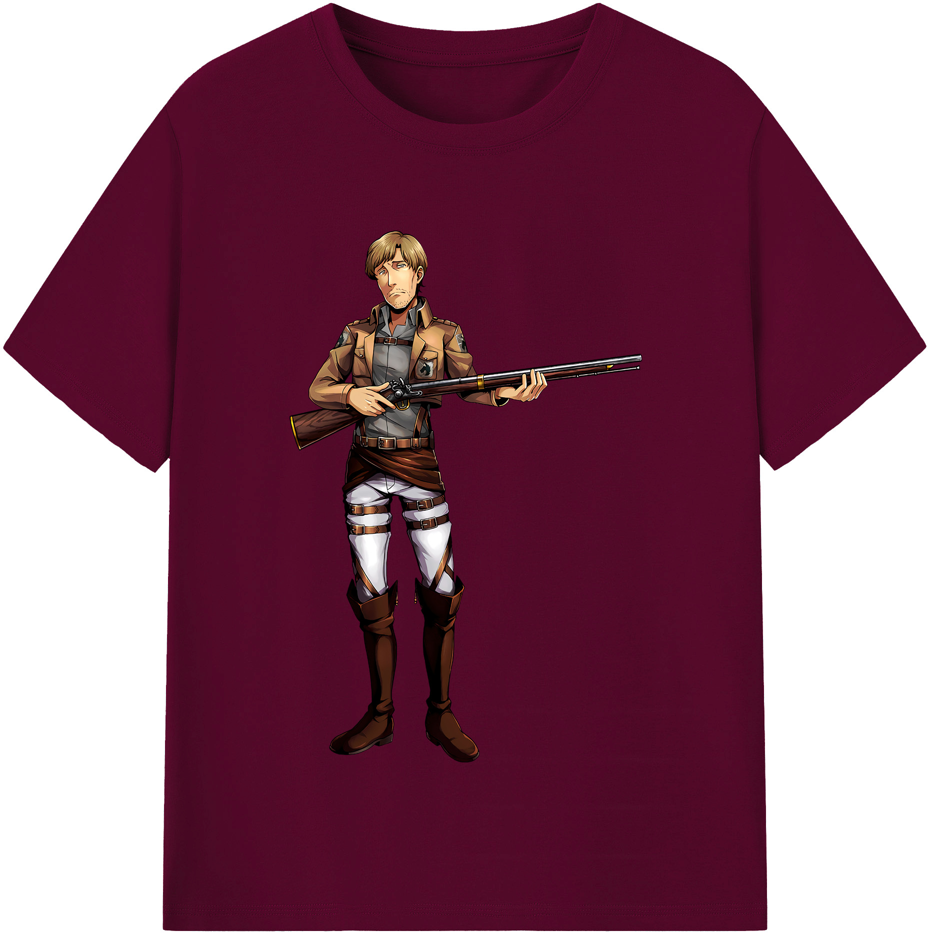 （画像用） 進撃の巨人 Attack on Titan レディースカジュアルプリントTシャツ（綿100％）